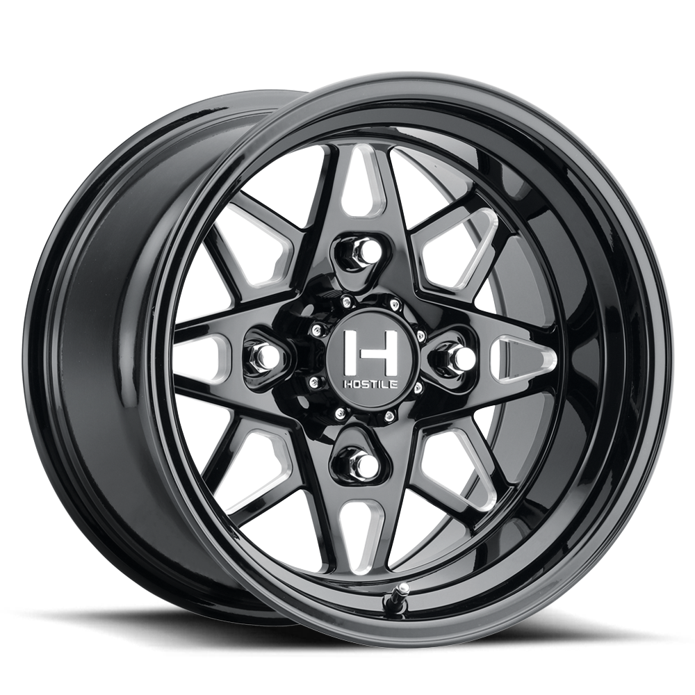 Hostile (UTV Forged) Holeshot, 15x10, 4x137, ET0, CB110.2, Blade Cut (Gloss)