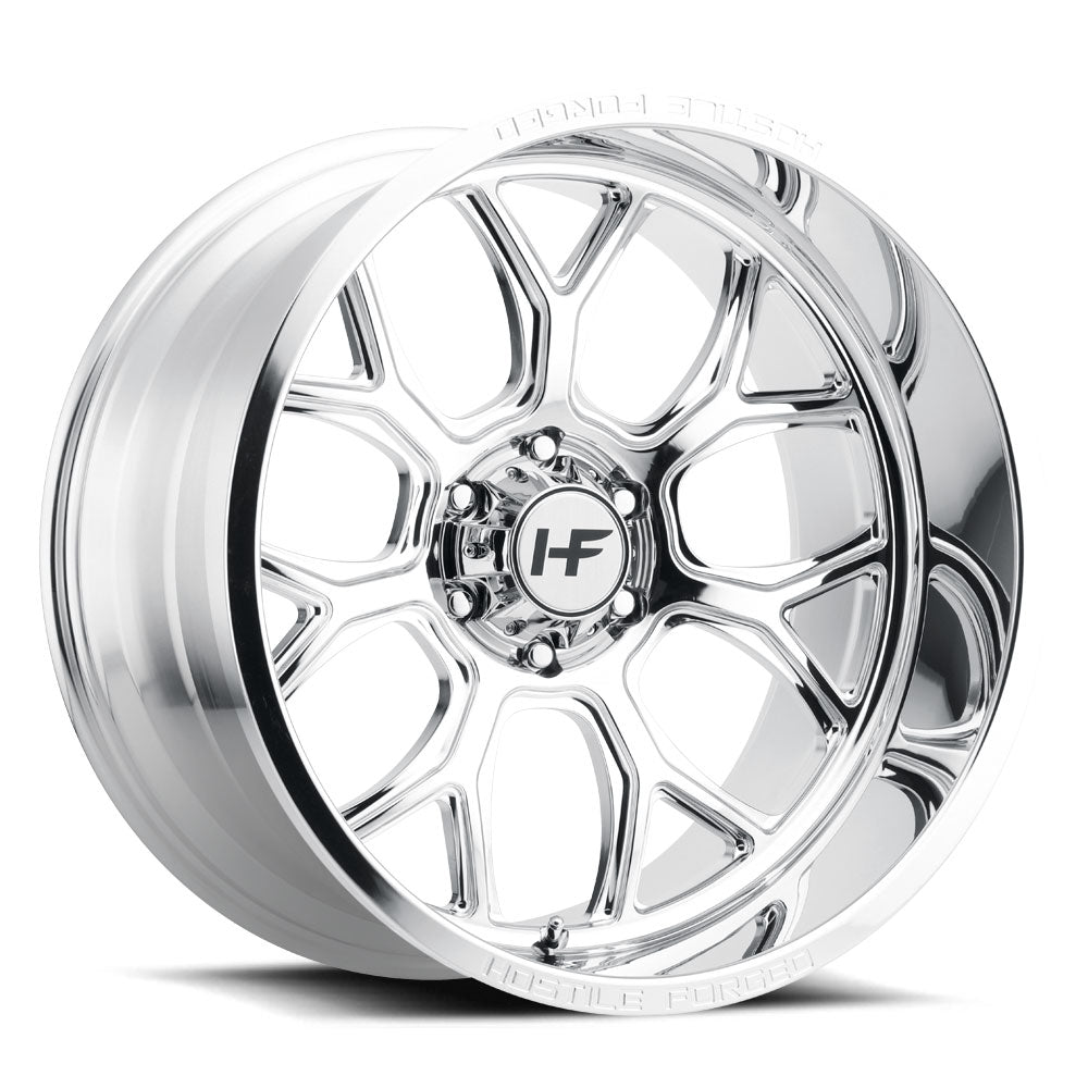 Hostile (Forged) Punisher 22x12, 6x139, ET-44, CB106.1, Full polish - HF04-2212655047P