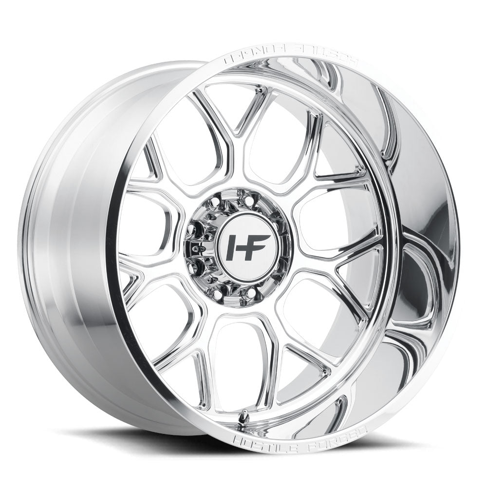 Hostile (Forged) Punisher 22x12, 8x165, ET-44, CB125.2, Full polish - HF04-2212816547P