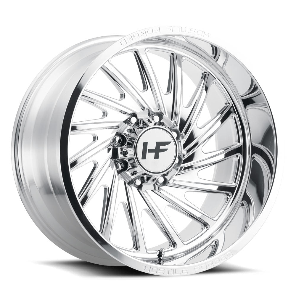 Hostile (Forged) Chaos 24x14, 8x170, ET-76, CB125.2, Full polish - HF06-2414817045PR