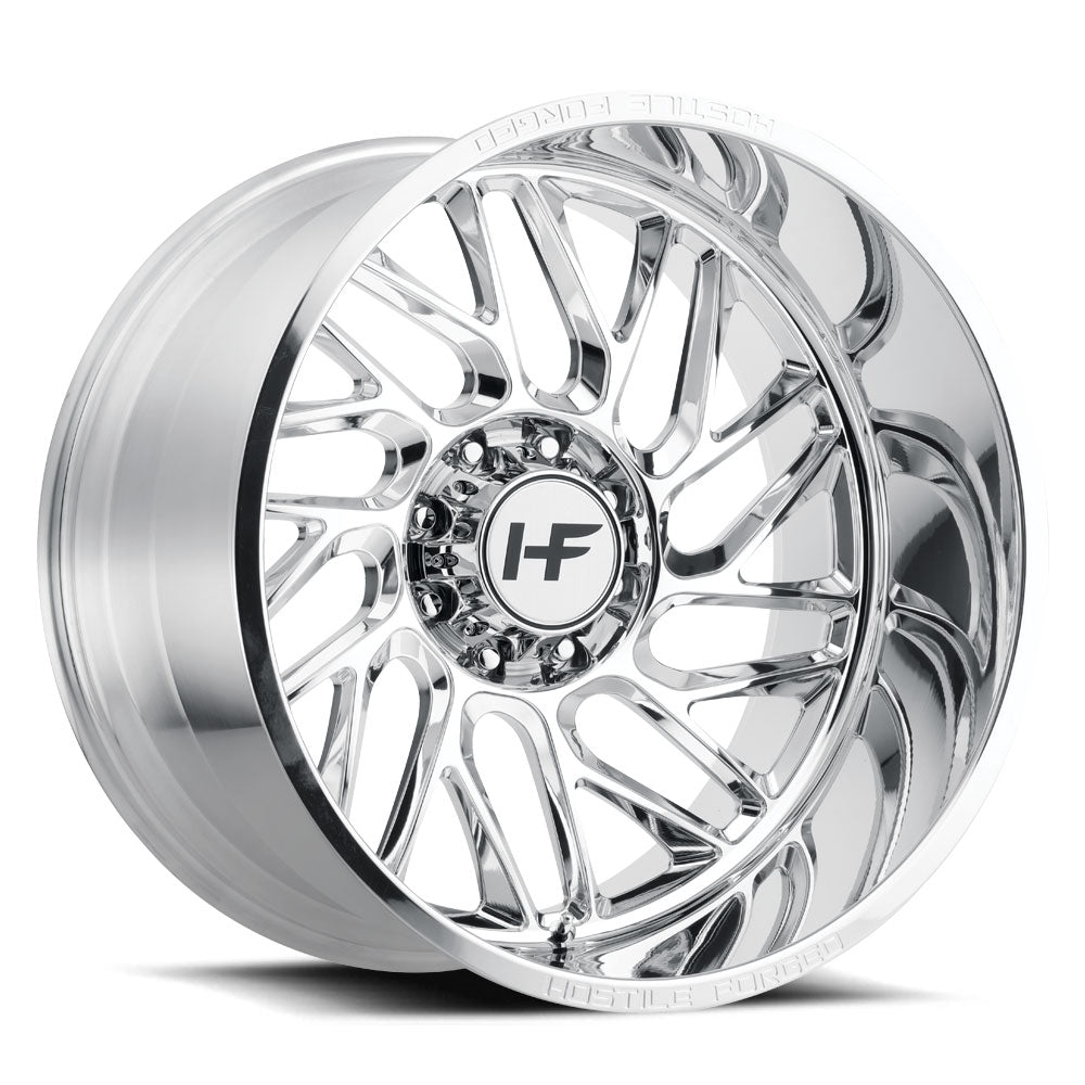 Hostile (Forged) Super Beast 22x12, 8x165, ET-44, CB125.2, Full polish - HF02-2212816547PL