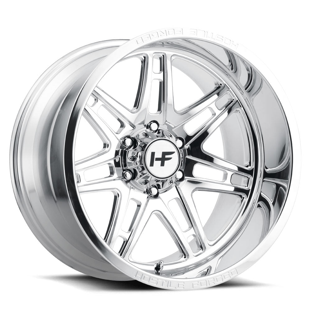 Hostile (Forged) Atomic 22x12, 6x139, ET-44, CB106.1, Full polish - HF05-2212655047P