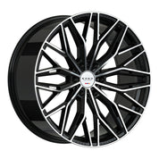 Koko Kuture Como 12, Deep Profile, 22x9.5, 6x135, ET30, CB86.9, Machined Black