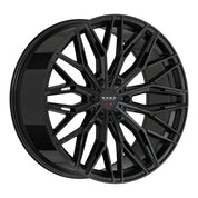 Koko Kuture Como 12, Deep Profile, 22x9.5, 6x139.7, ET15, CB106.1, Gloss Black