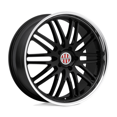 Victor Equipment LEMANS, 19X11, 5X130, ET36, CB71.5, GLOSS BLACK W/ MIRROR CUT LIP