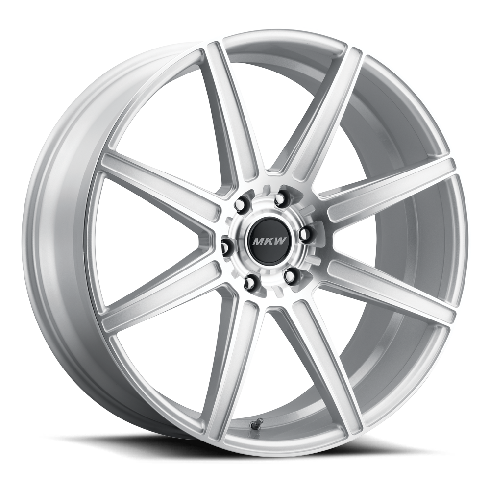 MKW M141 22x9.5, 6x135, ET30, CB87, Silver Machined - M141-2295613530M