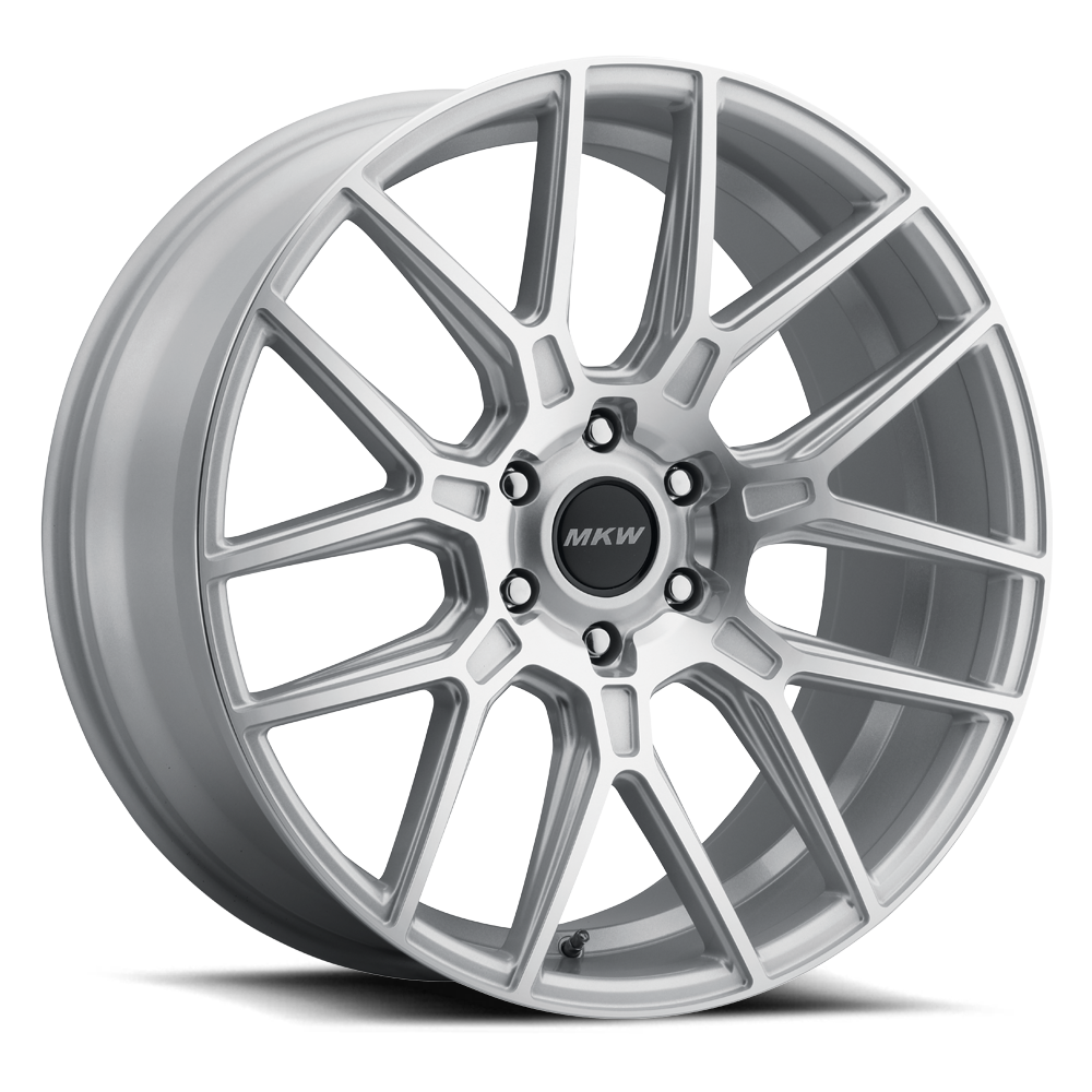 MKW M142 22x9.5, 6x139.7, ET20, CB106.1, Silver Machined - M142-2295655020M