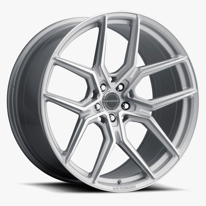 MV Forged MVF5, Super Deep Concave Profile, 20x10, 5X112, ET10, CB66.6, Diamond Silver