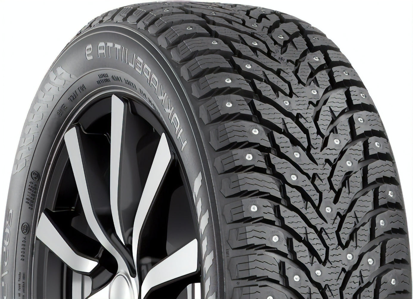 Nokian Hakkapeliitta 9 Studded RFT 245/45R18 100T XL - Image 2