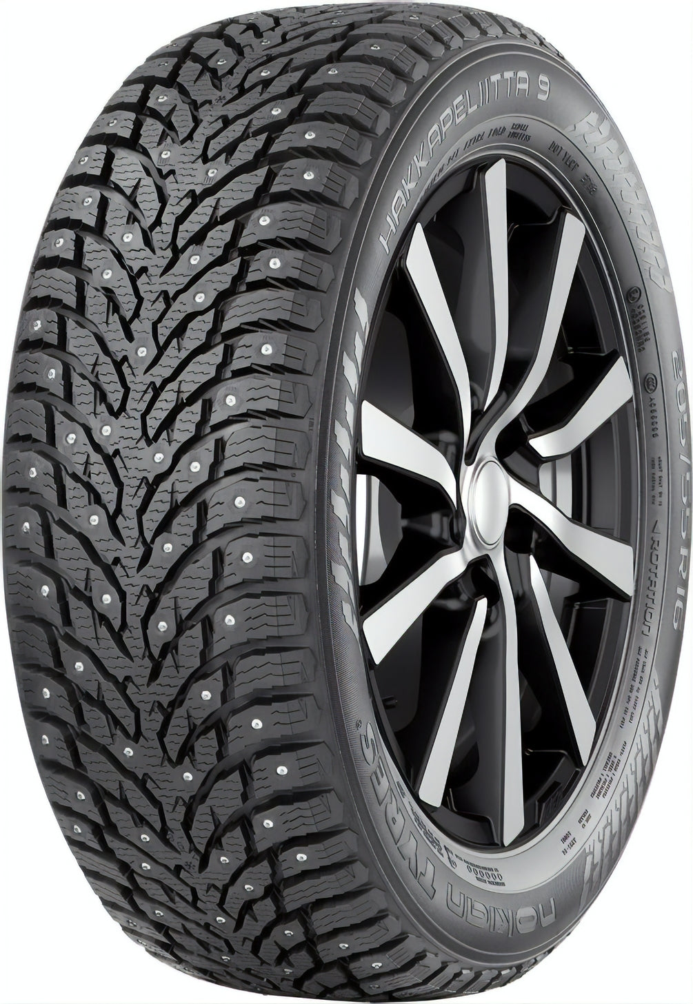 Nokian Hakkapeliitta 9 Studded 195/60R16 93T XL - Image 1