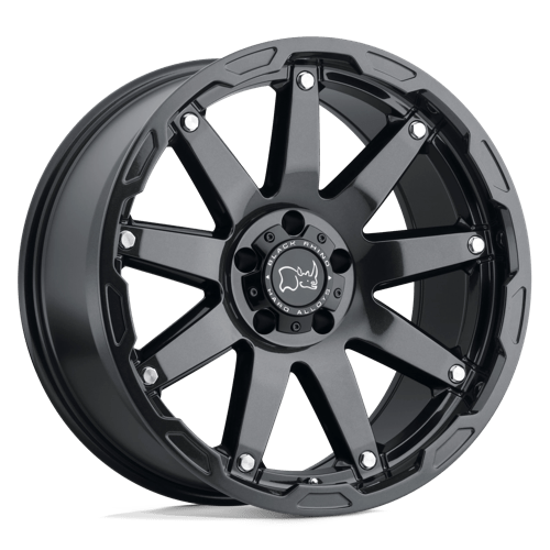 Black Rhino Hard Alloys OCEANO, 20X9.5, 6X139.7, ET12, CB112.1, GLOSS GUN BLACK W/ SS BOLTS 2095OCN126140B12