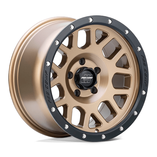 Pro Comp Alloys PA40 VERTIGO, 17X9, 6X139.7, ET-6, CB108, MATTE BRONZE W/ BLACK LIP