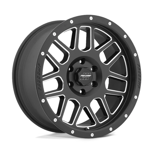 Pro Comp Alloys PA40 VERTIGO, 17X9, 6X139.7, ET-6, CB108, SATIN BLACK MILLED