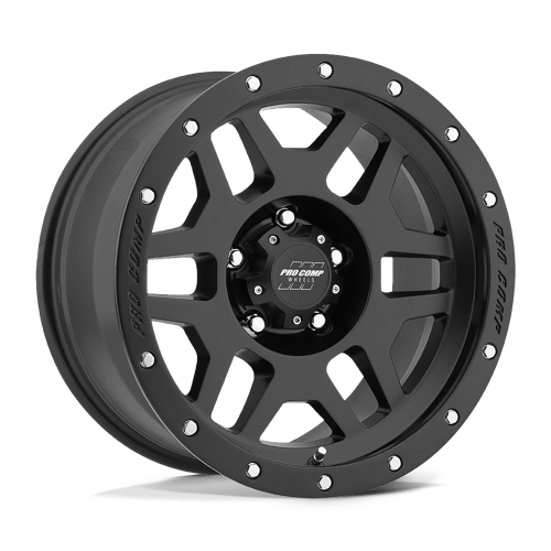 Pro Comp Alloys PA41 PHASER, 20X9, 6X139.7, ET-12, CB108, SATIN BLACK