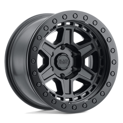 Black Rhino Hard Alloys RENO, 17X9, 6X135, ET0, CB87.1, MATTE BLACK W/ BRASS BOLTS 1790REN006135M87