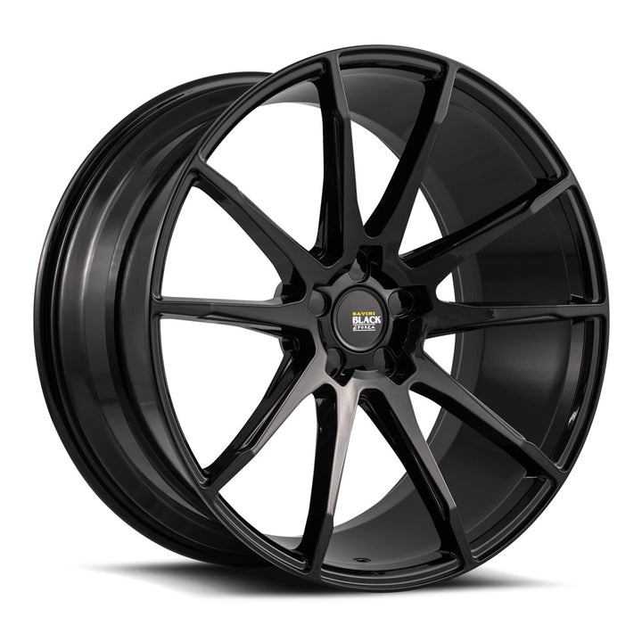 Savini BM12, 20x10, 5x112, ET45, CB79.5, Matte Black - BM12-20100512B4579