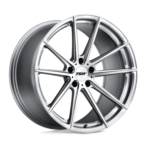 TSW BATHURST, 20X9, 5X120, ET35, CB76.1, SILVER W/ MIRROR CUT FACE