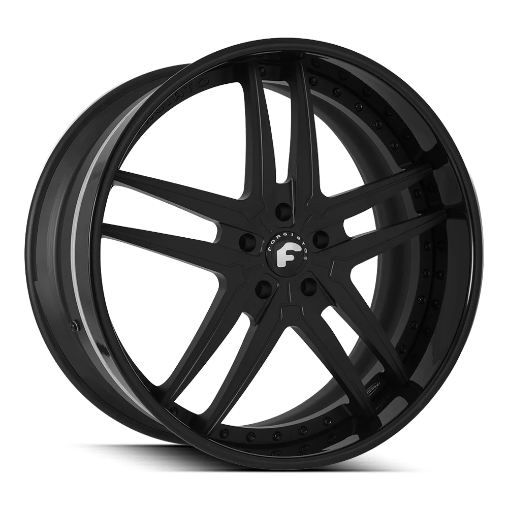 Forgiato Vizzo 535, 22x10, 5x130, ET30, CB84.1, Black